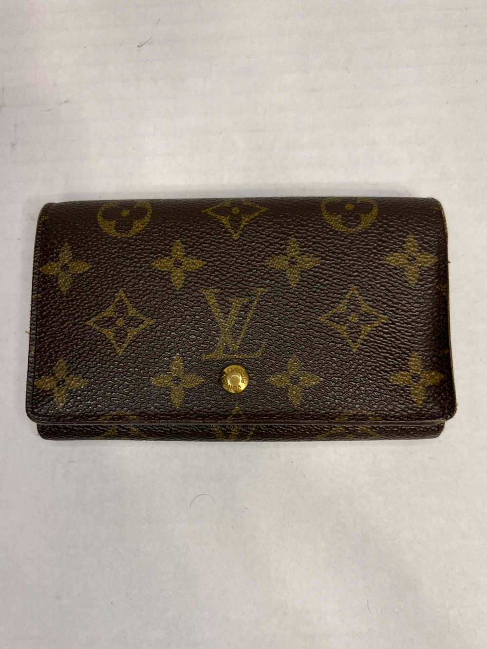 Louis Vuitton Monogram Porte-Monnaie Tresor Wallet‎